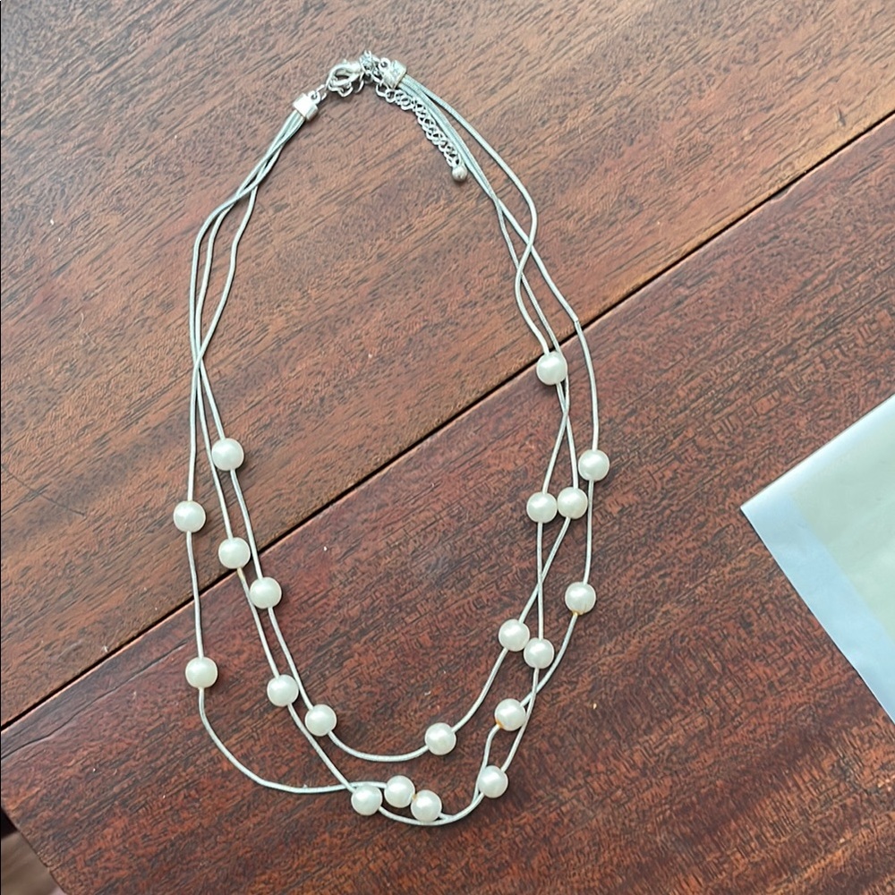 Ross-Simons Silver Double-Strand Necklace